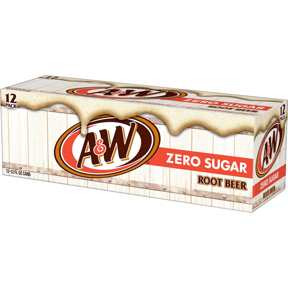 Zero Sugar Root Beer Soda, 12 fl oz cans, 12 pack Z630225