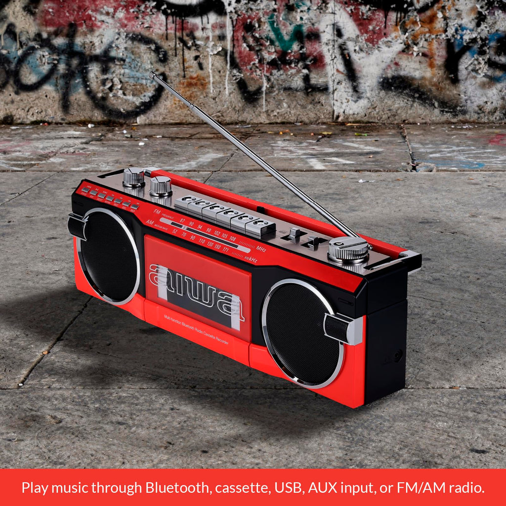 Portable Bluetooth Cassette Player & Recorder Boombox P8864
