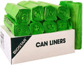 Biodegradable 40-45 Gallon Trash Bags 250 Count Green D3266