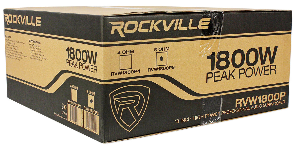 18" Raw DJ PA Replacement Subwoofer F6894